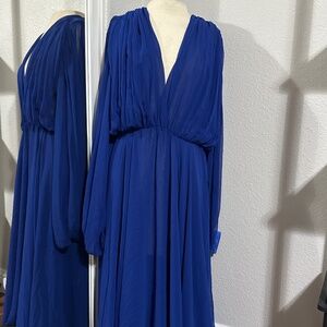 Vintage vibrant blue dress
